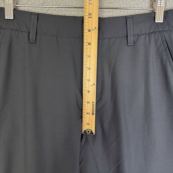 Under Armour Pants Mens 34x30 Black Golf Flat Front Casual Performance Stretch - Picture 6 of 10